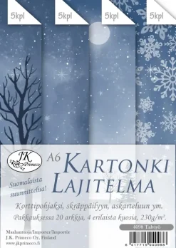 A6 Kartonkilajitelma Talviyo 20Ark/Pkt