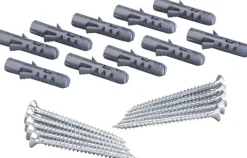 Asennukseen Puuseiniin Tai Betoniin, Kiveen Tai Kaakeliseiniin. Tfx 4.8 X 64 Mm. Toimitetaan 10 Kpl:N Pakkauksessa.