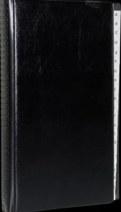 Bnt Scandinavia Puhelinmuistio Musta A-O/A-Z