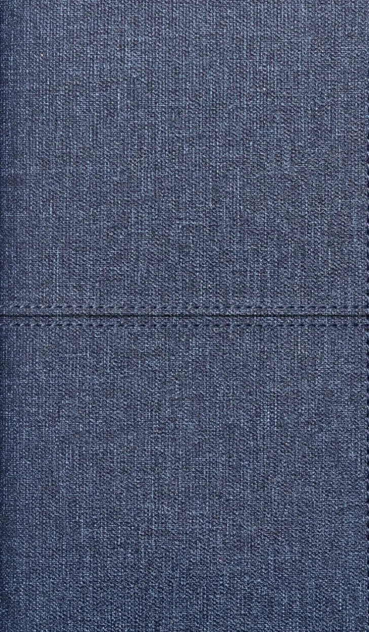 Burde Kalenteri 2024 Interplano Sininen Keinonahka (Kaksikielinen)