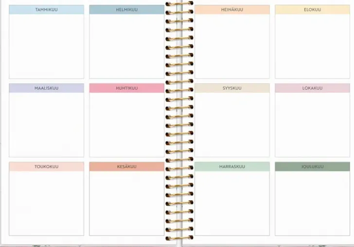 Burde Kalenteri 2024 Life Organizer