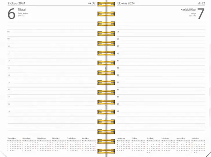 Burde Kalenteri 2024 Paivakirja Saga Kukka