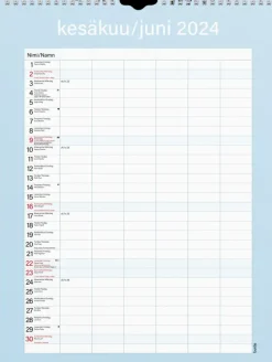 Burde Perhekalenteri 2024 Perhekalenteri Kateva