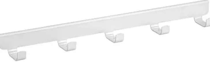 Elfa Classic Koukkulista 40 473416 5 Koukkua Valkoinen