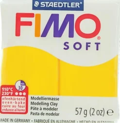 Fimo Soft Muovailumassa, Auringonkeltainen, 57 G