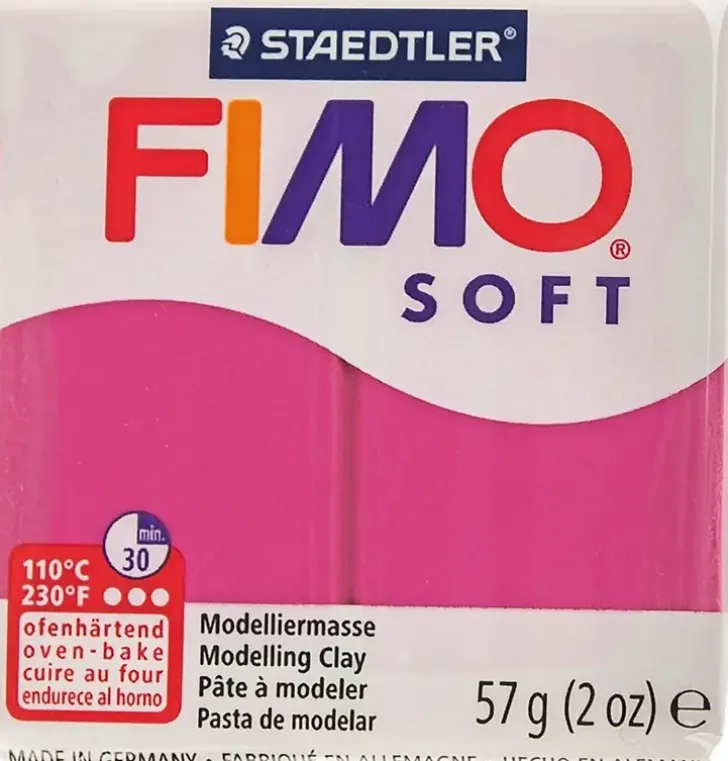 Fimo Soft Muovailumassa, Vadelma, 57 G
