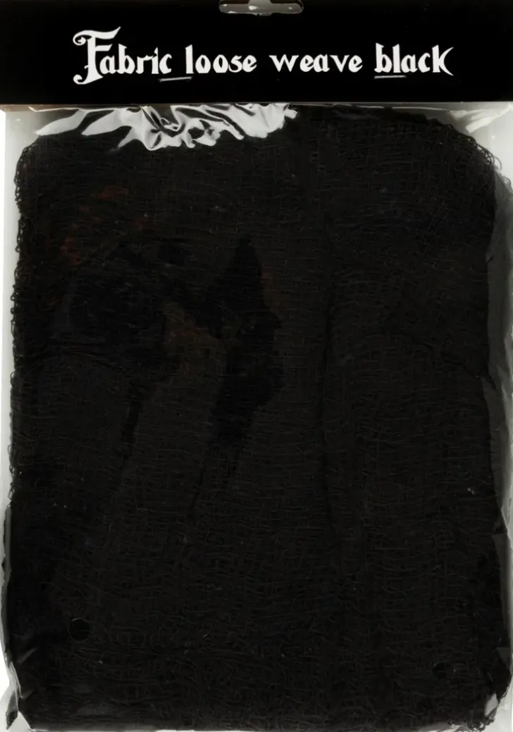 Halloween-Kangasverkko Musta