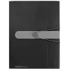 Herlitz Kulmalukkokansio A4 Easy Orga Musta Lapinakymaton