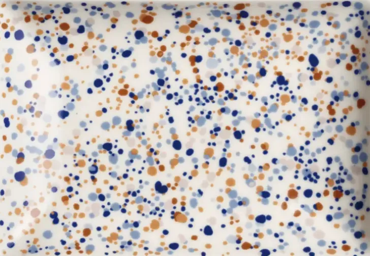 Iittala Oiva Toikka Collection Lautanen A5 15X21Cm Helle Sini-Ruskea