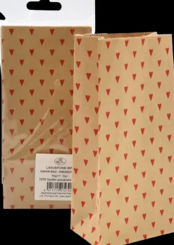 J.K. Primeco Lahjapussi Mini Sydan Punainen Natur 5 Kpl