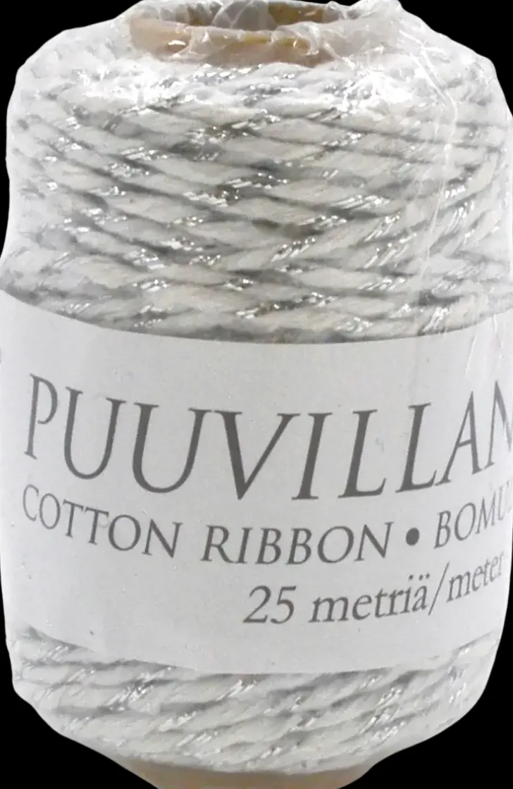 J.K. Primeco Puuvillanaru 2 Mm X 25 M Valkohopea