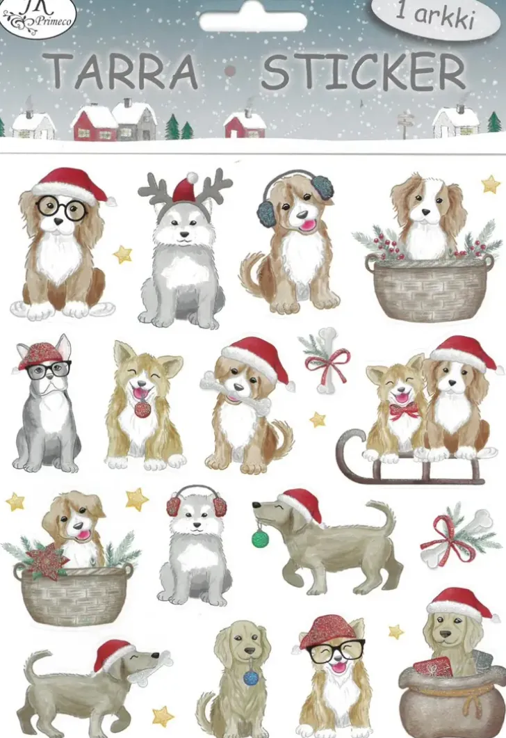 J.K. Primeco Tarra-Arkki Koirat Joulu