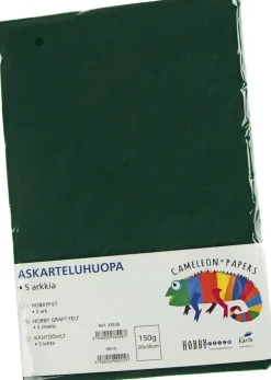 Karto Askarteluhuopa Musta 20X30Cm 5Ark/Pss