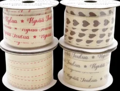 Kuvionauha Joulu Natur 1Cm X 5M