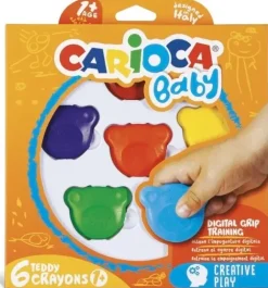 Lasten Variliitusarja 6 Kpl Carioca Tedde Baby +1 Vuotiaille