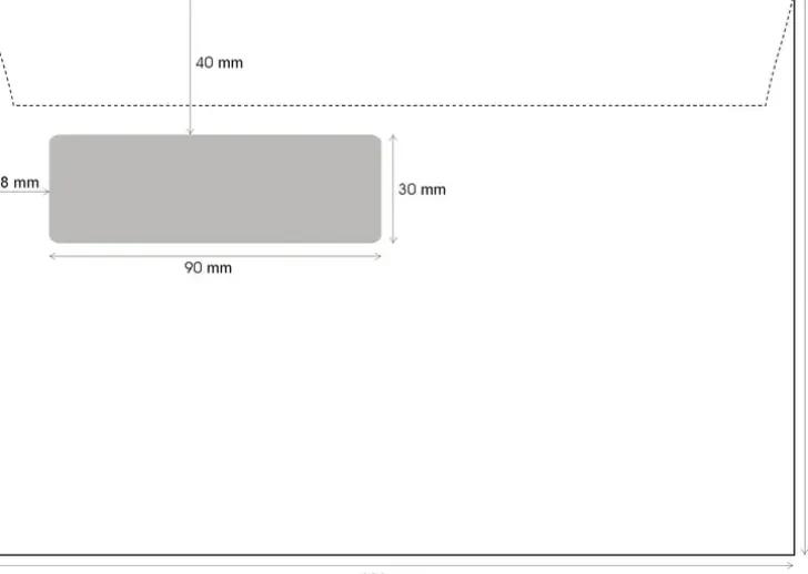 Luontevat Ikkunakirjekuoria E5 Valkoinen 20Kpl