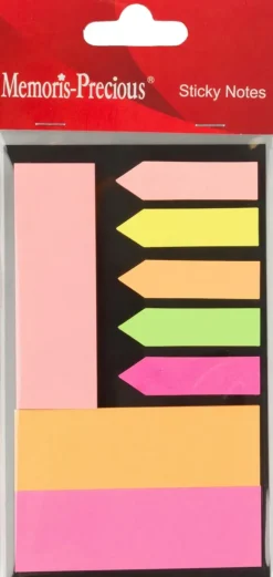 Muistilaput Neon, Lajitelma