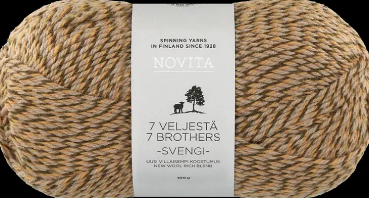 Novita Lanka 7 Veljesta Svengi 100G Toffee 8161