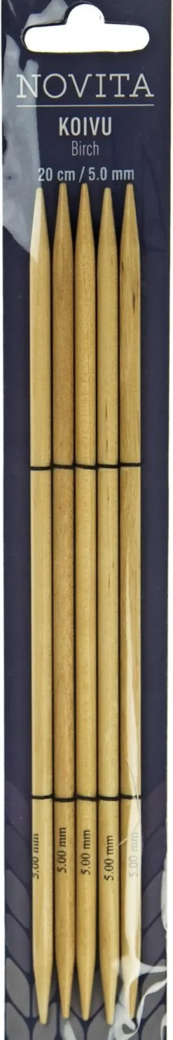 Novita Sukkapuikot Koivu 20Cm - 5 Mm Novita