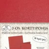 2-Os.Korttipohja Kimalle Punainen 10Kpl