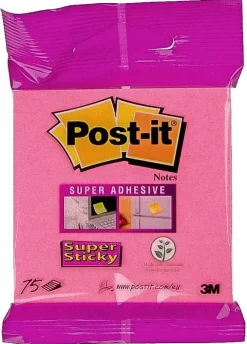 Post-It Super Sticky Viestilaput, Varilajitelma, 76X76Mm, 6820-Ss3 Piikkipakkaus