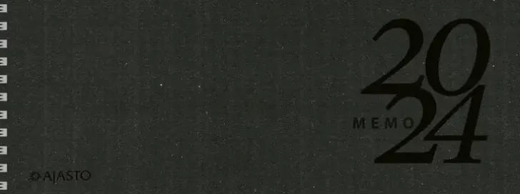 Poytakalenteri Memo Eko, Musta