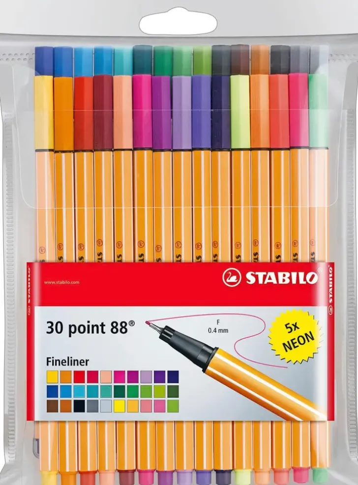 Stabilo Tussikyna Point 88 Fineliner 30 Varia