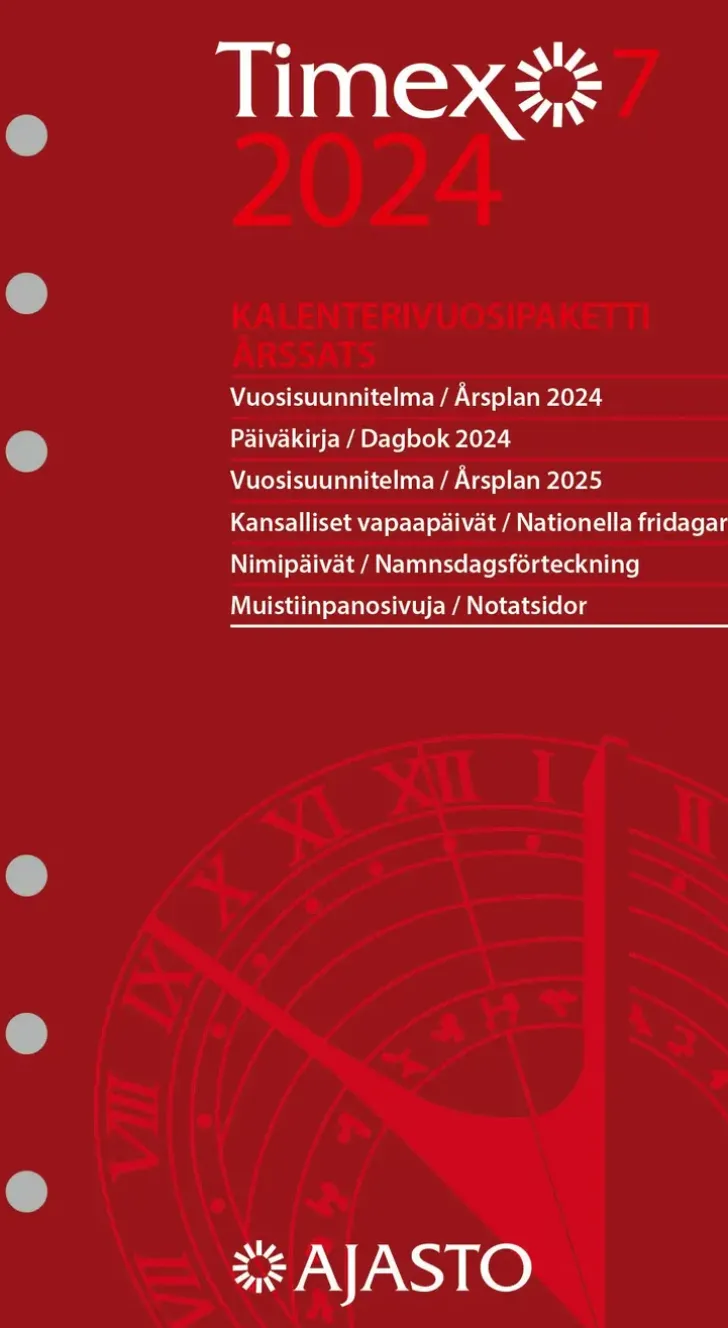 Taskukalenteri Timex 7 -Vuosipaketti