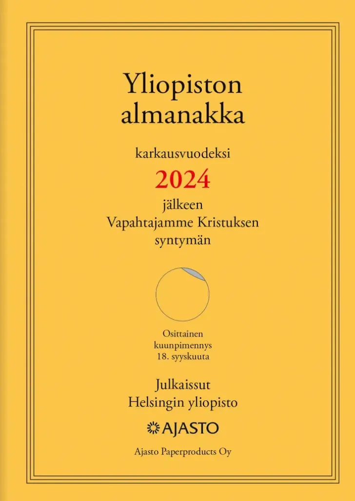 Taskukalenteri Yliopiston Almanakka A6